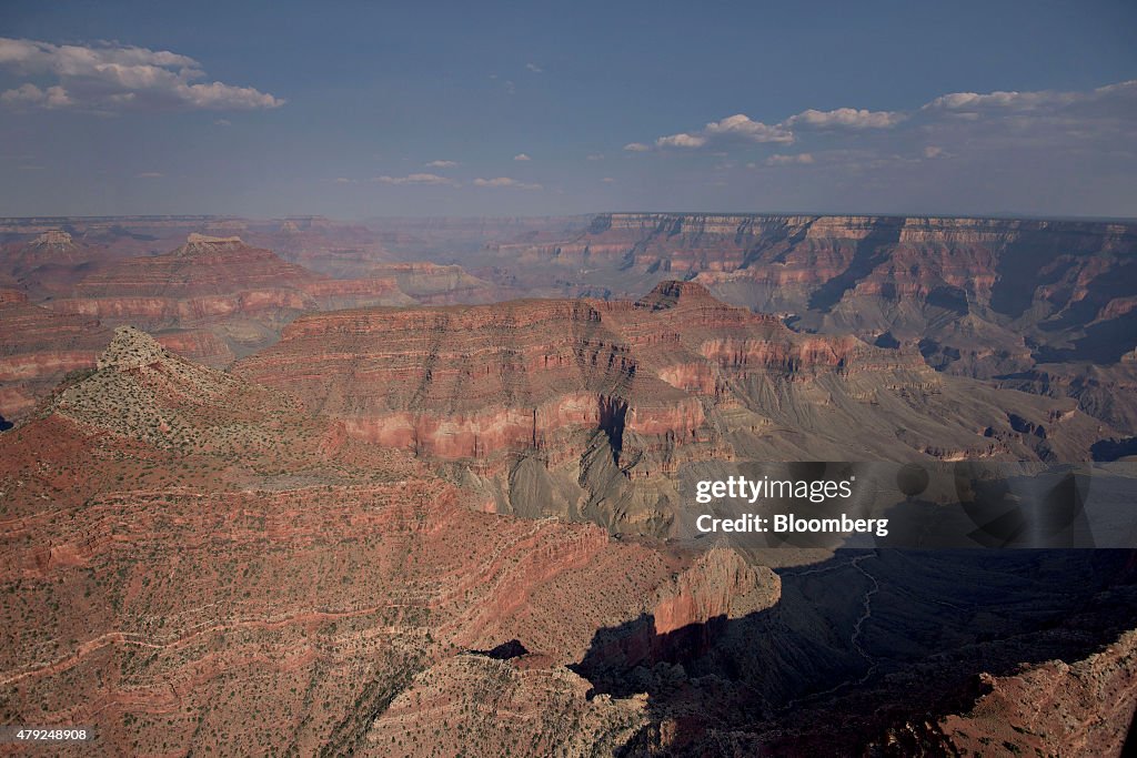 Views Of Grand Canyon National Park As Tourism Rises