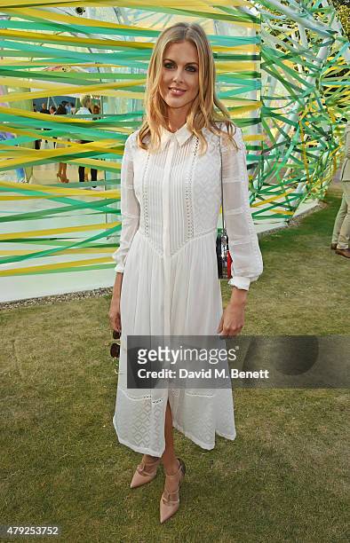 Donna Air attends The Serpentine Gallery summer party at The Serpentine Gallery on July 2, 2015 in London, England.