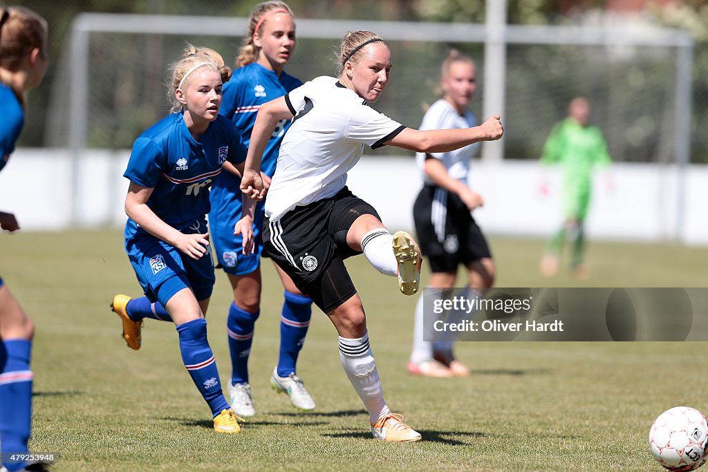 U16 Iceland v U16 Germany - Girl's Nordic Cup