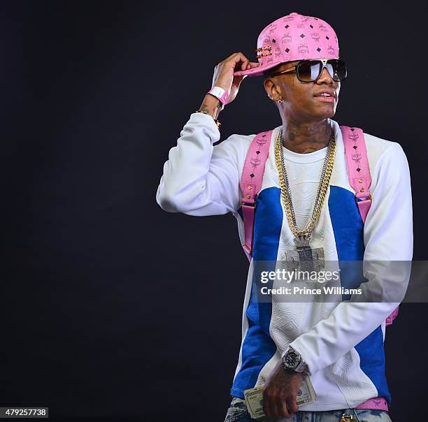 Soulja Boy attends Hot 107.9 Birthday Bash 20 at Philips Arena on June 20, 2015 in Atlanta, Georgia.