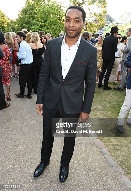 Chiwetel Ejiofor attends The Serpentine Gallery summer party at The Serpentine Gallery on July 2, 2015 in London, England.