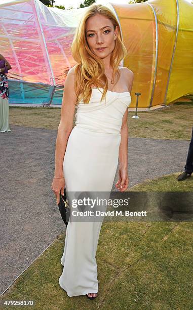 Clara Paget attends The Serpentine Gallery summer party at The Serpentine Gallery on July 2, 2015 in London, England.