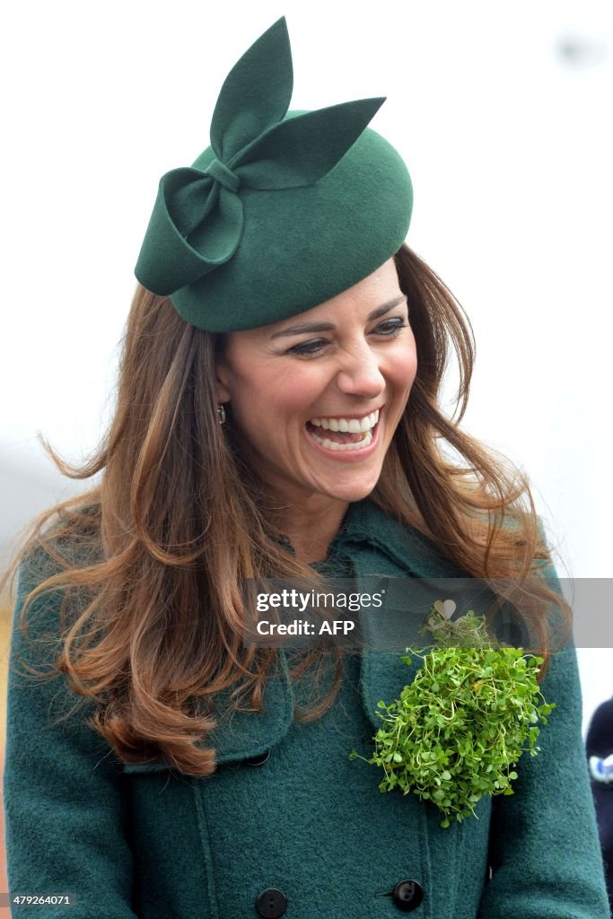 BRITAIN-ROYALS-SAINT PATRICK'S DAY