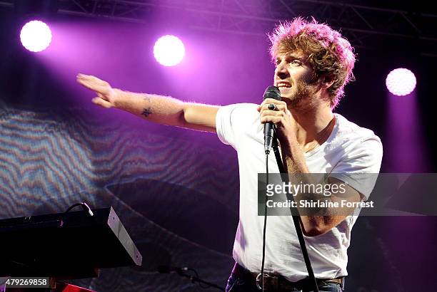 Paolo Nutini performs at Castlefield Arena as part of Summer In The City on July 2, 2015 in Manchester, England.