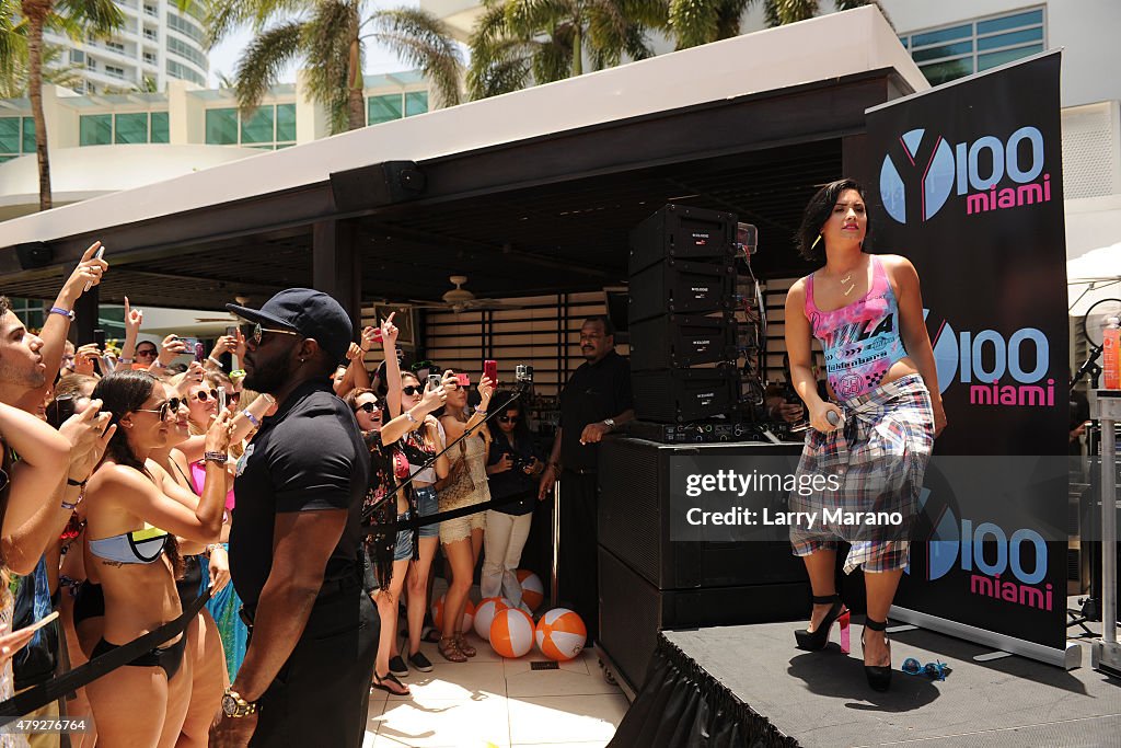 Demi Lovato Fan Event at Fontainebleau Miami Beach
