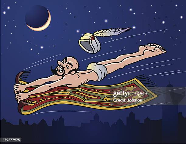ilustrações de stock, clip art, desenhos animados e ícones de falsocomment faquir - turbante indiano