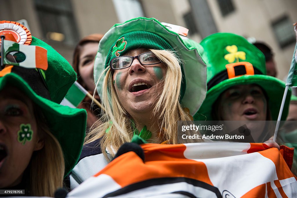 St Patrick's Day Parade Marches Up New York's Fifth Avenue