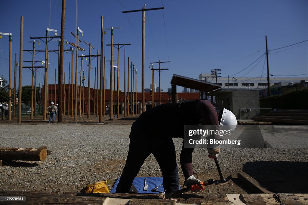 Electrical Lineman Training Cass at Los Angeles Trade-Technical College