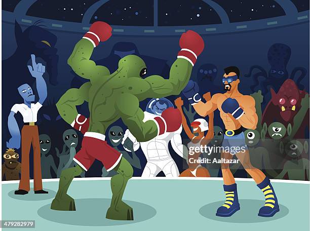 Male Vs Female Boxing High Res Illustrations - Getty Images