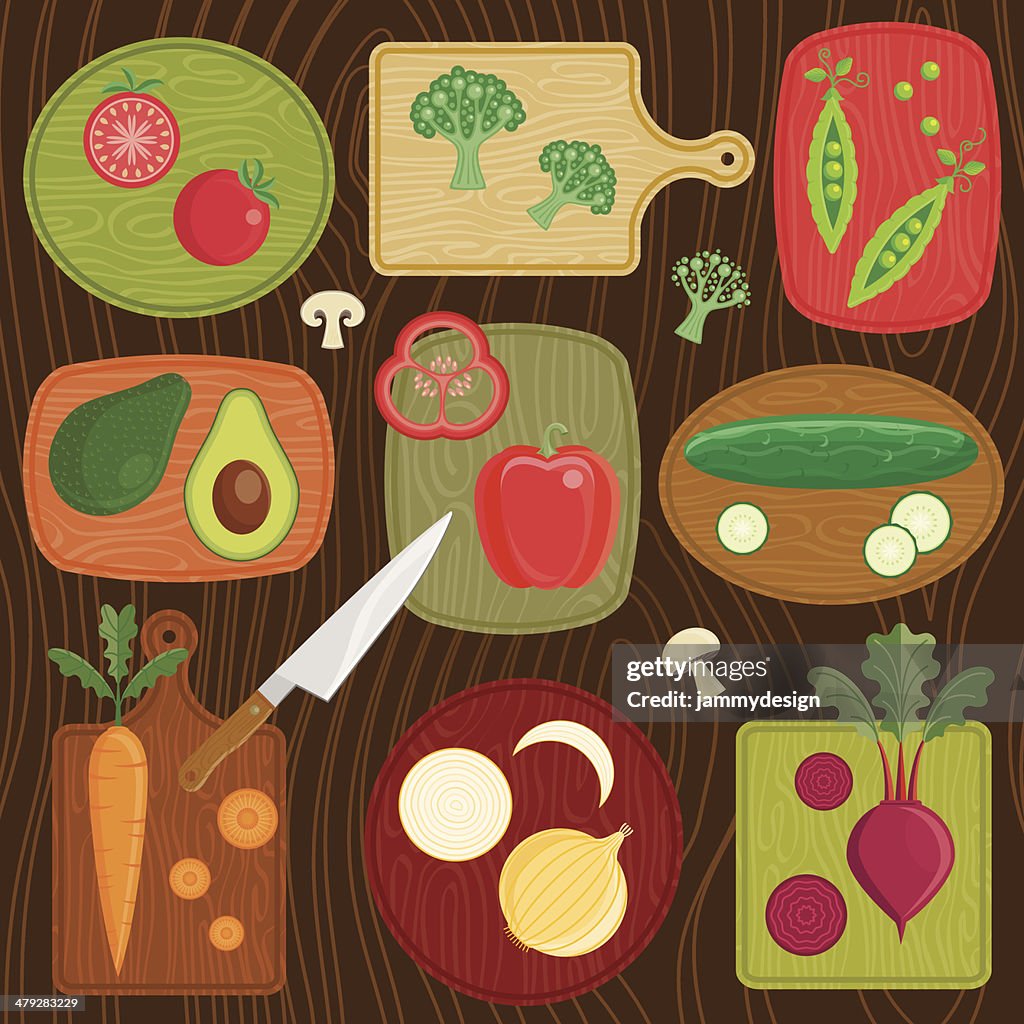 Cutting Board Vegetables