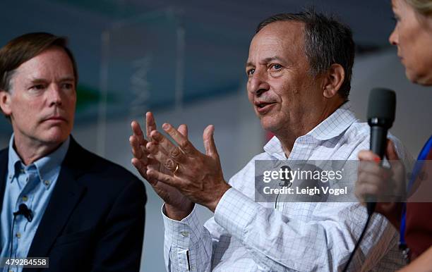 Lawrence "Larry" Summers speaks at the Aspen Institute on July 2, 2015 in Aspen, Colorado.