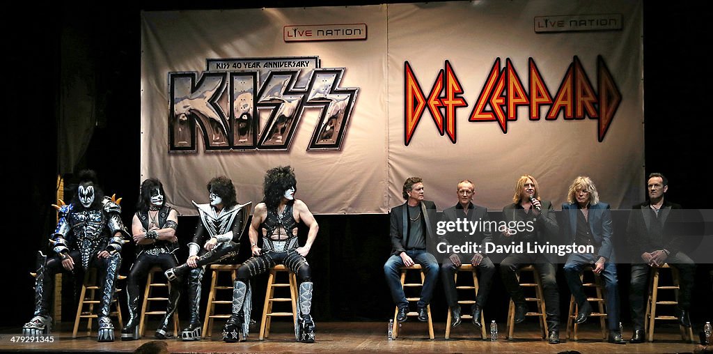 KISS And Def Leppard Press Announcement
