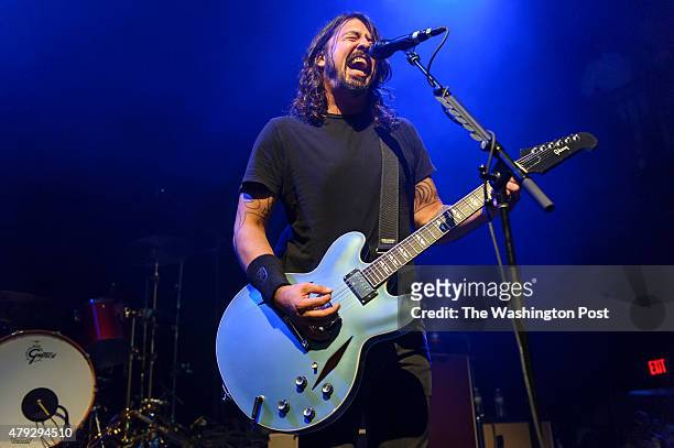 May 5th, 2014 - Dave Grohl of the Foo Fighters performs at the 9:30 Club in Washington D.C. As part of the birthday celebration for Big Tony of...