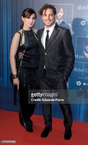 David Bisbal and Maria Valverde attend 'Tu y yo' by David Bisbal showcase photocall at Callao cinema on March 17, 2014 in Madrid, Spain.