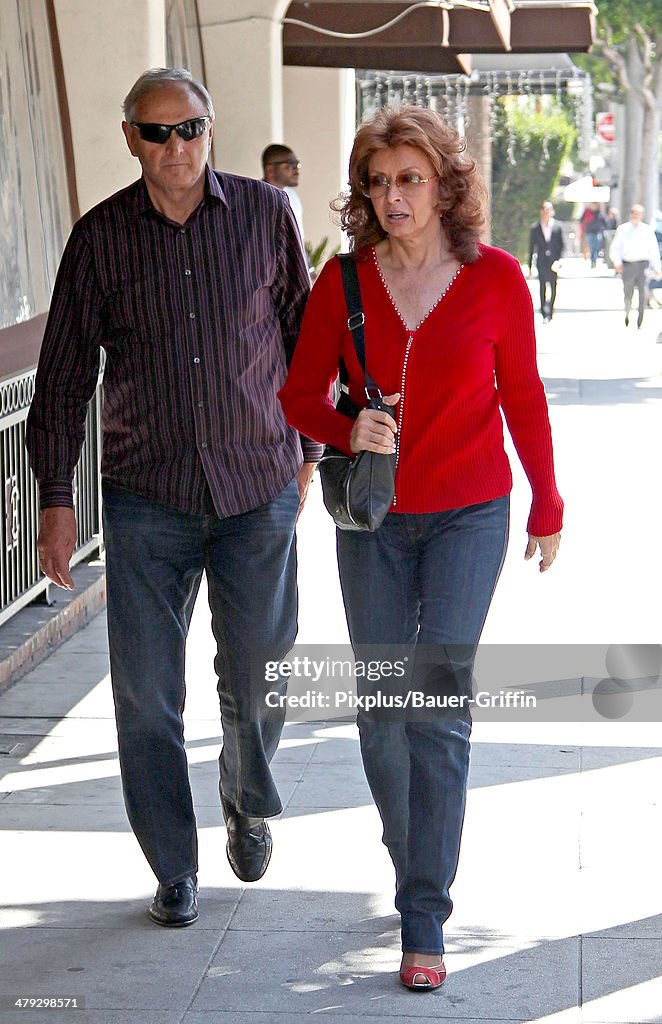 Celebrity Sightings In Los Angeles - March 17, 2014