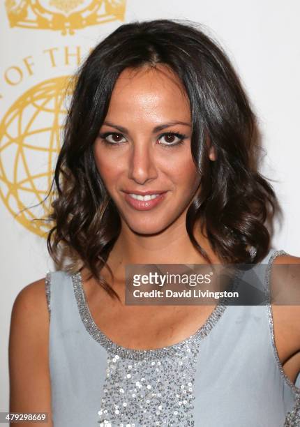 Actress Kristen Doute attends the Queen of the Universe International Beauty Pageant at the Saban Theatre on March 16, 2014 in Beverly Hills,...