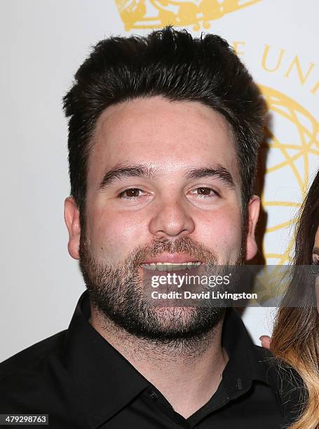 Musician Mike Shay attends the Queen of the Universe International Beauty Pageant at the Saban Theatre on March 16, 2014 in Beverly Hills, California.