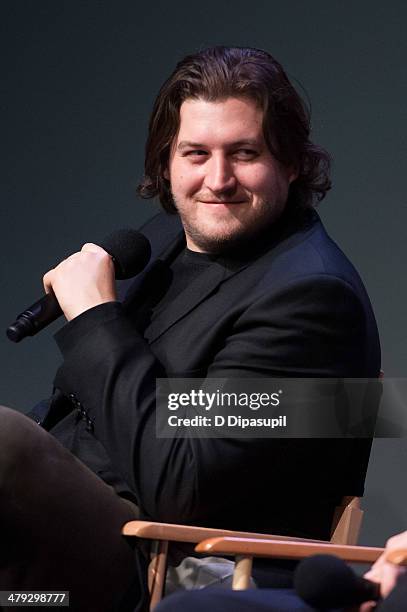 Director Gareth Evans attends "Meet The Filmmakers" at Apple Store Soho on March 17, 2014 in New York City.