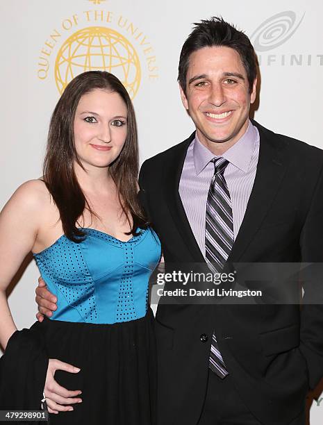 Composer Corey Wallace and musician Rachael Cohen attend the Queen of the Universe International Beauty Pageant at the Saban Theatre on March 16,...