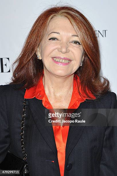 Bedy Moratti attends 'Yves Saint Laurent' Premiere on March 17, 2014 in Milan, Italy.