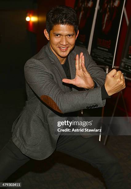 Actor Iko Uwais attends "The Raid 2" special screening at Sunshine Landmark on March 17, 2014 in New York City.