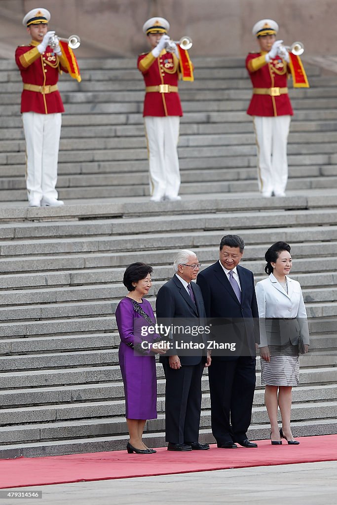 Singapore's President Tony Tan Keng Yam Visits China