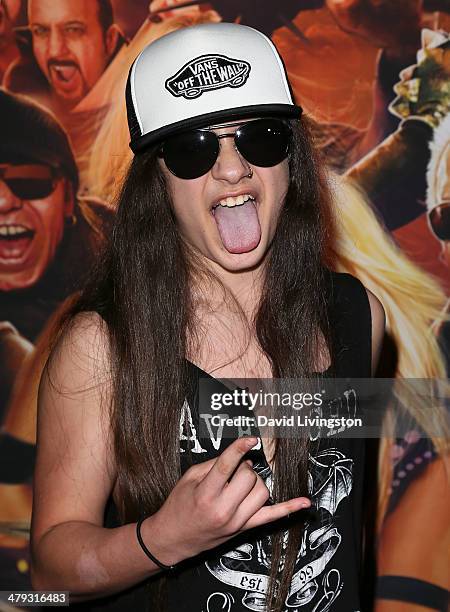 Guitarist Nik Kai attends the 3rd Annual Watch Awards Gala at Avalon on March 17, 2014 in Hollywood, California.