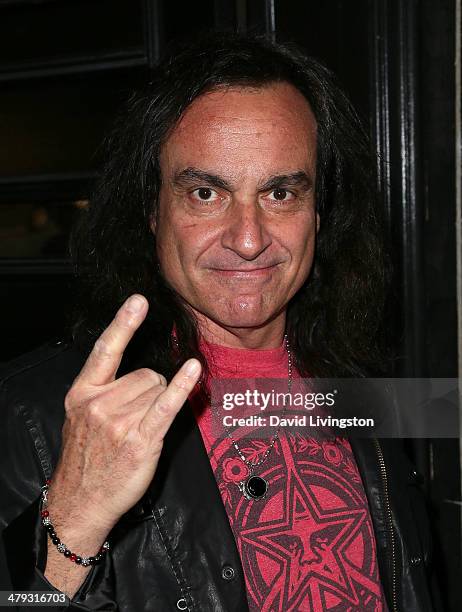 Drummer Vinny Appice attends the 3rd Annual Watch Awards Gala at Avalon on March 17, 2014 in Hollywood, California.