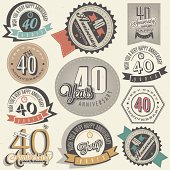 Vintage style 40 anniversary collection