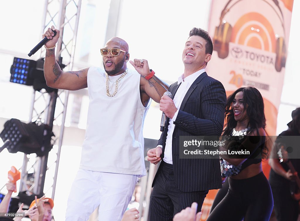 Flo Rida Performs On NBC's "Today"