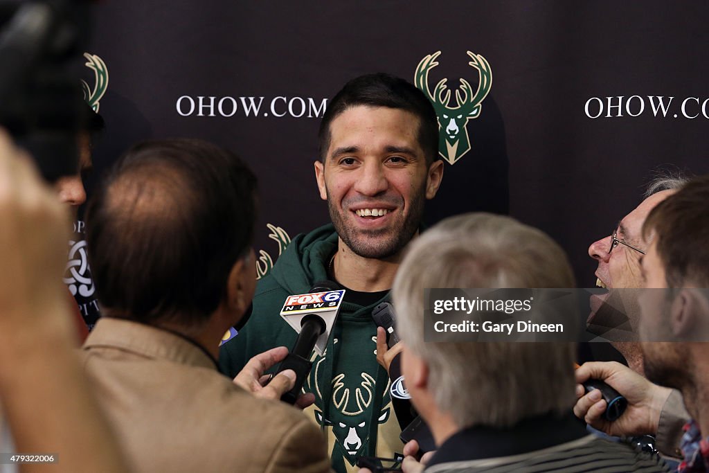 Milwaukee Bucks Greivis Vasquez Press Conference