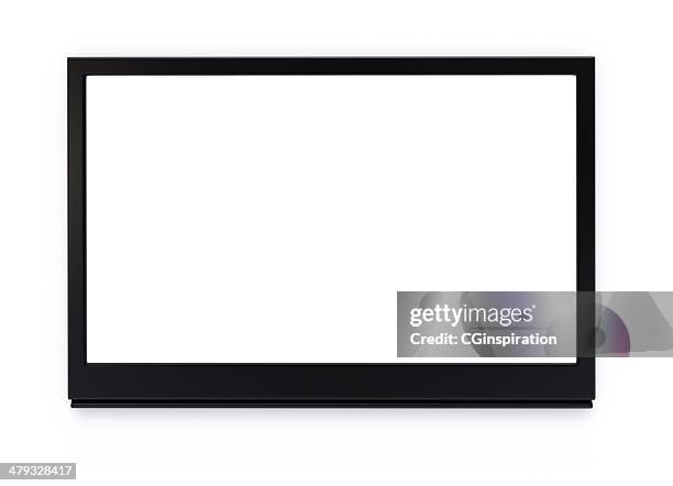 pared de lcd - televisión de alta definición aparato de televisión fotografías e imágenes de stock