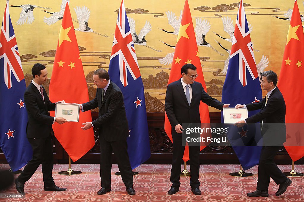 New Zealand Prime Minister John Key Visits Beijing