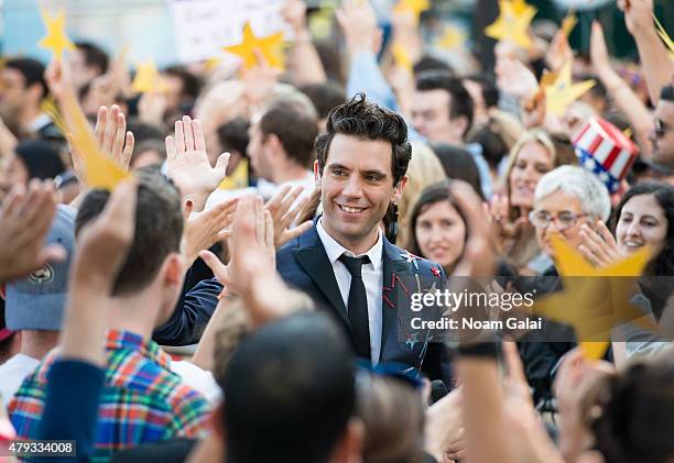 Mika Performs On ABC's 'Good Morning America at Rumsey Playfield, Central Park on July 3, 2015 in New York City.