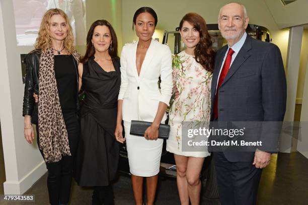 Maryam d'Abo, Barbara Broccoli, Naomie Harris, Caterina Murino and Michael G. Wilson attend the 'Bond In Motion' photocall at the London Film Museum...