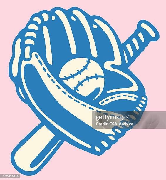 baseball glove - baseball glove stock illustrations