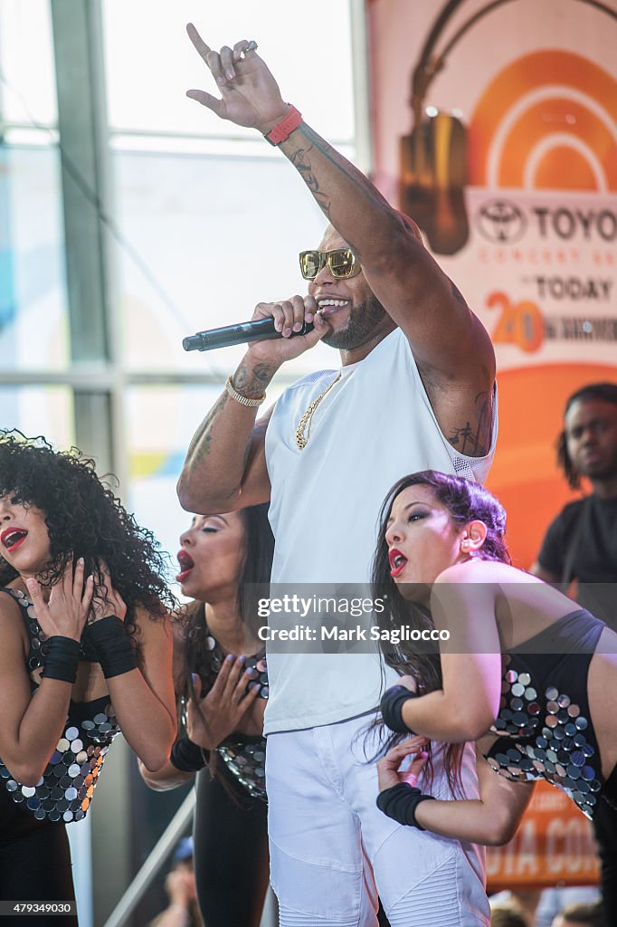 Flo Rida Performs On NBC's "Today"