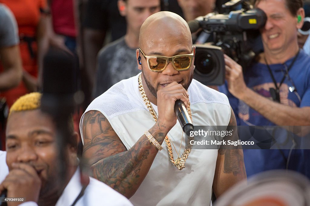 Flo Rida Performs On NBC's "Today"