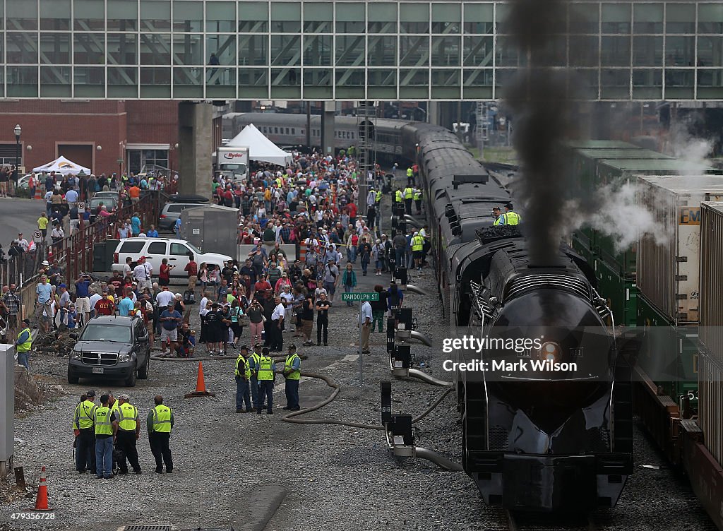Historically Restored Steam Engine Rides The Rails Again In Virginia