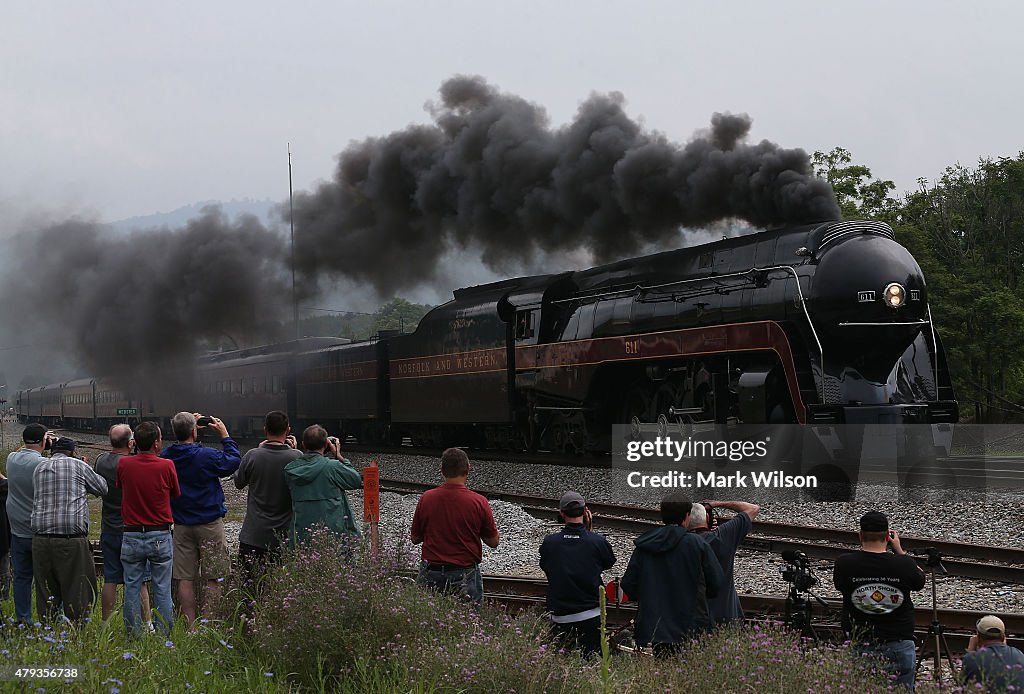 Historically Restored Steam Engine Rides The Rails Again In Virginia