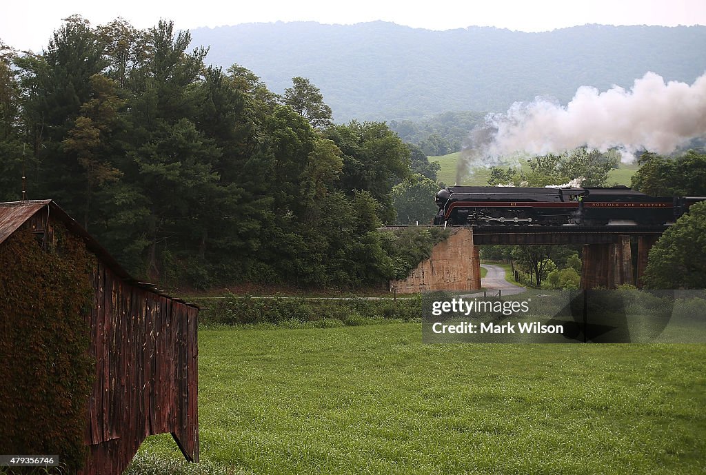 Historically Restored Steam Engine Rides The Rails Again In Virginia