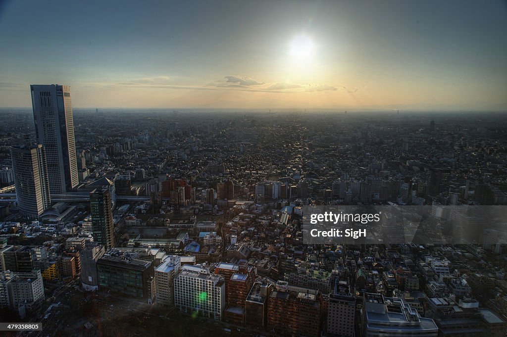 City roof