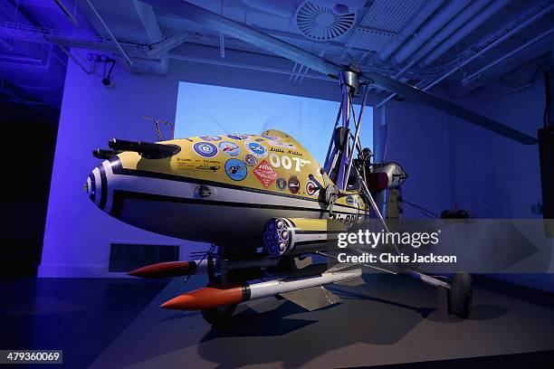 General view ahead of the opening of the Bond In Motion exhibition at the London Film Museum on March 18, 2014 in London, England. The Exhibition is...