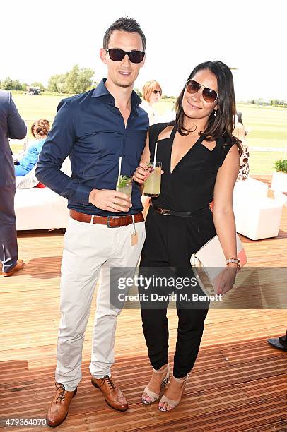 Oliver Jarvis attends the Audi Polo Challenge 2015 at Cambridge County Polo Club on July 3, 2015 in Cambridge, England.