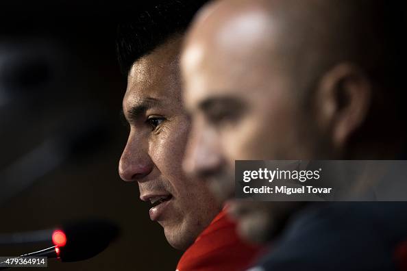 Chile Press Conference - 2015 Copa America Chile Chile Press Conference - 2015 Copa America Chile
