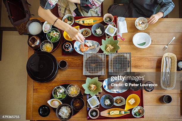 japanese breakfast - préfecture de gunma photos et images de collection