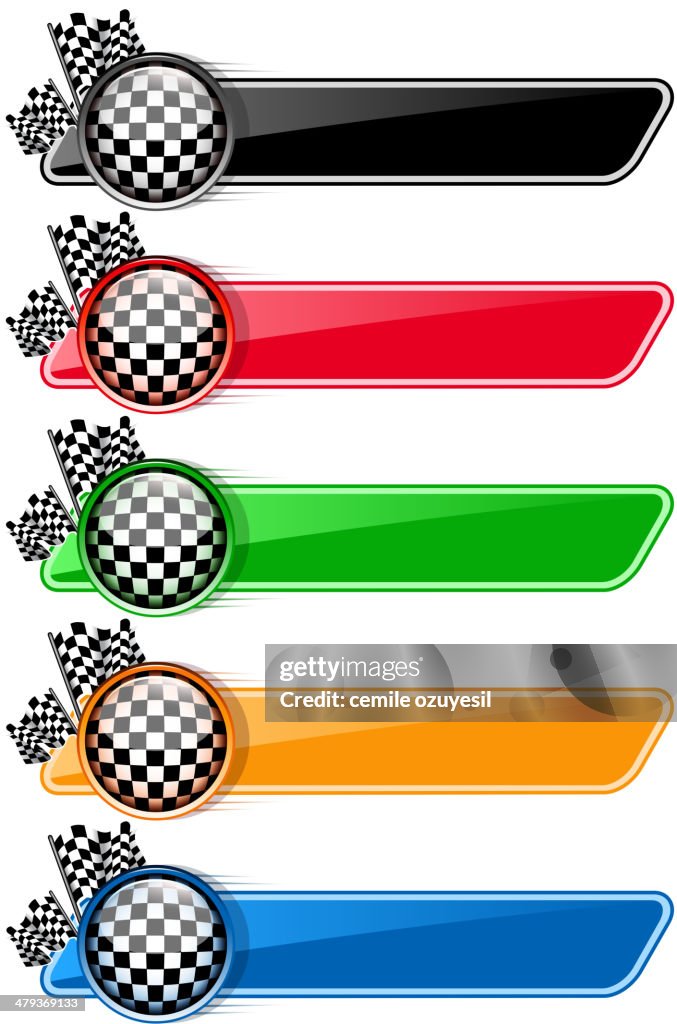 Bandeira de Chegada banners