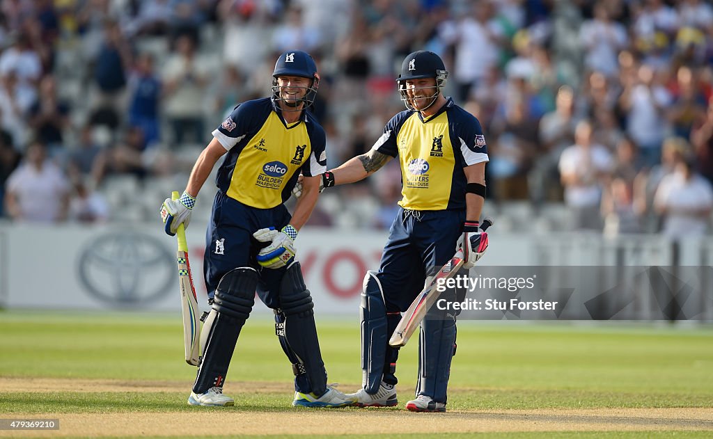 Birmingham Bears v Derbyshire - Natwest T20 Blast
