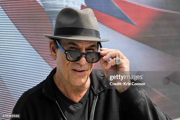 Robert Davi performs during the"A Capitol Fourth: 2015 Independence Day Concert" rehearsal on the grounds of the U.S. Capitol on July 3, 2015 in...