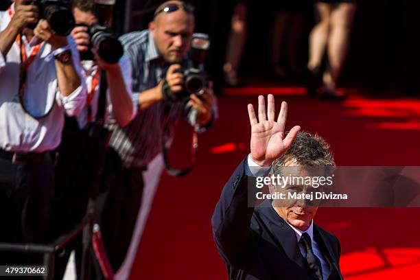 Actor Ben Mendehlson arrives at the opening ceremony of the 50th Karlovy Vary International Film Festival on July 3, 2015 in Karlovy Vary, Czech...